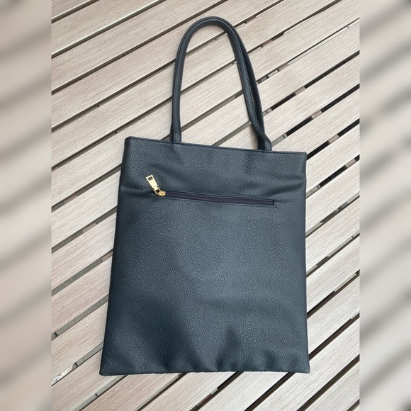 Black sequin tote bag - Picture 4 of 5